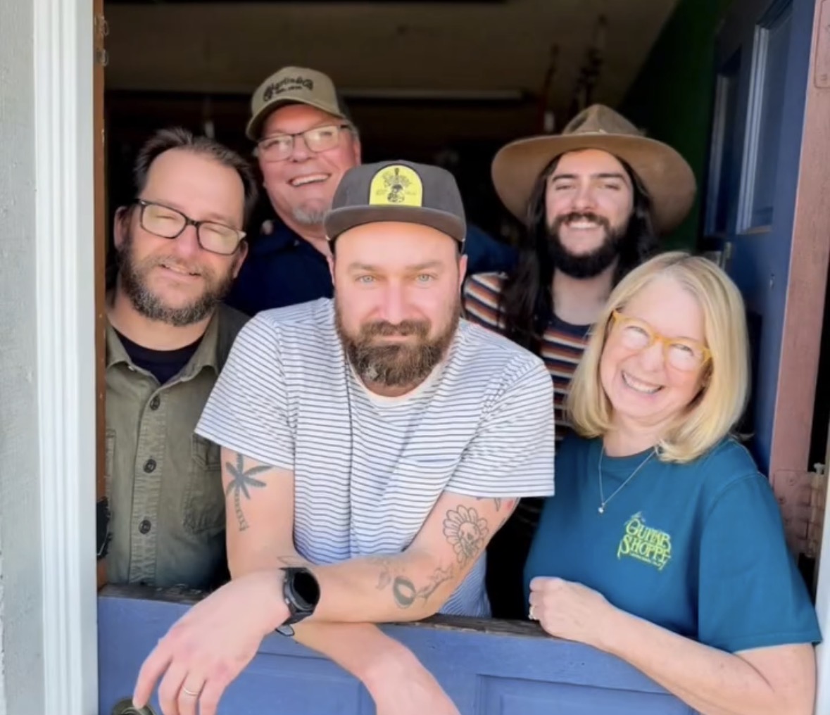 The current Guitar Shoppe team in Laguna Beach